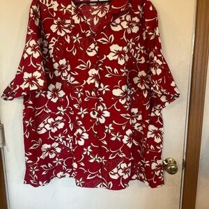 Hilo Hattie Mens 3XL Button-down Hawaiian Floral Aloha Beach Vacation
Shirt